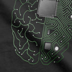 Men T-Shirts The Brain Electronic Circuit Board Novelty Tees Computer