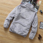 Plus Velvet Thick Coat Men's Spring Winter Korean Version Loose 2026 New Men's Youth Casual Fleece Jacket Male Oversized Clothes