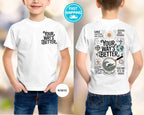 USA Warehouse Printed Kids T-shirt 180gsm Multicolor Plain Cotton