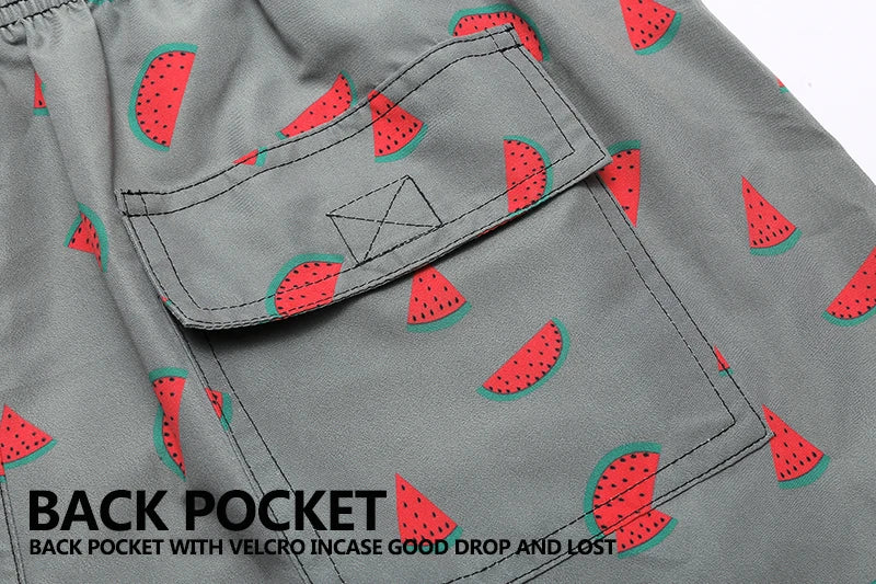 ESCATCH Fast Dry Men's Board Shorts Vertical Stripe New Arrival 2026 Summer Beach Surfing Breathable Mesh Liner Plus Size Shorts