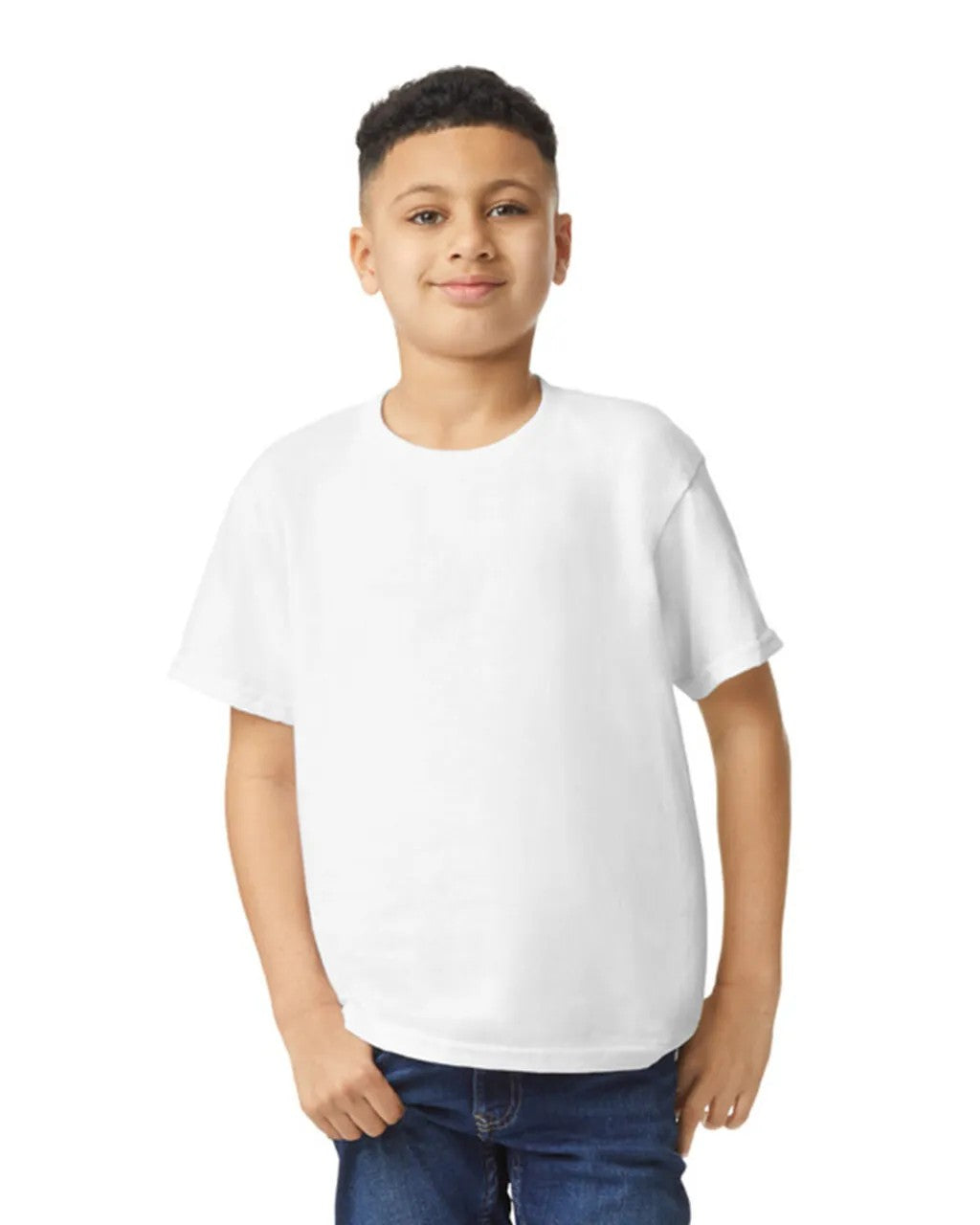 USA Warehouse Custom logo Printing Printed Youth Child Plain White Children 100% Cotton Tee t Shirts T-shirt for Kids Boys Girl