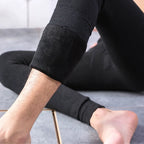 2025 Winter Velvet Thickening Leggings Men Slim Pants High Elastic Sports Leggings Men's Trousers Warm Long Underwear Wholesale