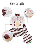 2024 Spring Autumn New Baby Clothing Set Cartoon Cotton Baby Boys