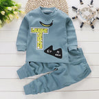 2024 Spring Autumn New Baby Clothing Set Cartoon Cotton Baby Boys