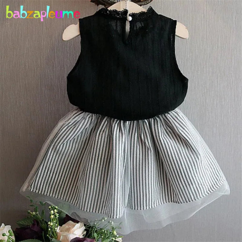 Kids Girl Clothes Set Infant Clothing Sleeveless Vest+Skirts 2Pcs Clothing Set Fashion Toddler Costume Children 0-7Year BC1383