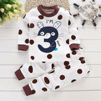 2024 Spring Autumn New Baby Clothing Set Cartoon Cotton Baby Boys