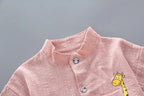 Ensemble enfant 2 pièces – Chemise imprimée et short en jean