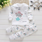 2024 Spring Autumn New Baby Clothing Set Cartoon Cotton Baby Boys