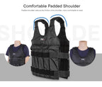 Gilet Lesté Réglable – Entraînement Boxe Fitness Charge Jusqu’à 50 kg