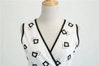 Robe rétro femme à pois – Col V et jupe évasée