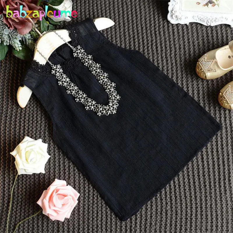 Kids Girl Clothes Set Infant Clothing Sleeveless Vest+Skirts 2Pcs Clothing Set Fashion Toddler Costume Children 0-7Year BC1383