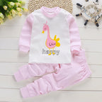 2024 Spring Autumn New Baby Clothing Set Cartoon Cotton Baby Boys