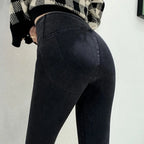 Jegging femme taille haute – Modèle extensible