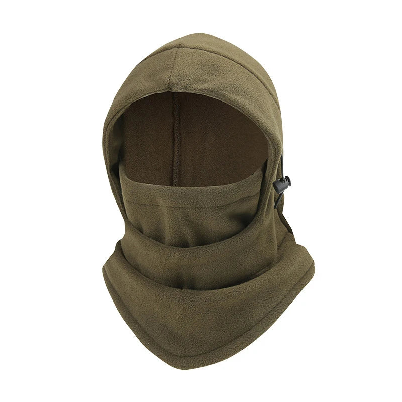Outdoor Fleece Sports Hat Fishing Cycling Hunting Military Tactical Balaclava Men Women Warm Windproof Winter Camping Hiking Cap