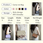 Kids EVA Mini Tote Bag for Clog Charms Safe Soft Material Cute DIY