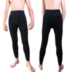 2025 Winter Velvet Thickening Leggings Men Slim Pants High Elastic Sports Leggings Men's Trousers Warm Long Underwear Wholesale