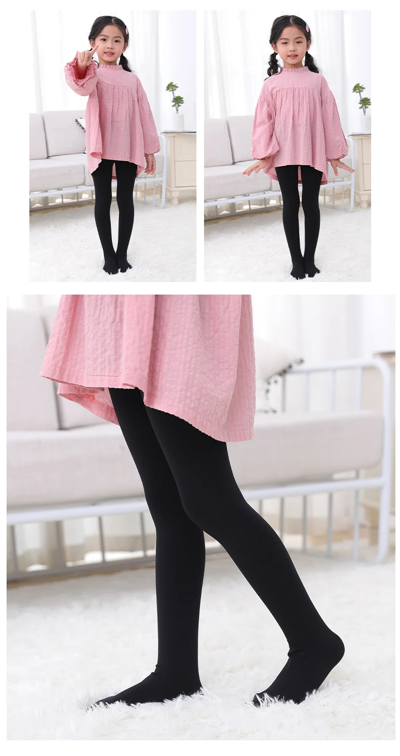 Summer Spring Candy Color Kids girls Pantyhose Ballet Dance Tights for infant child Stocking Velvet Solid White autumn Pantyhose