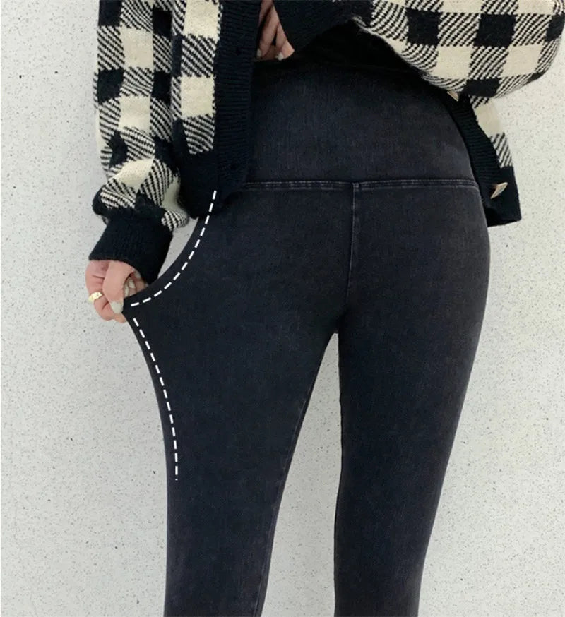Women  Jegging Jeans High Waisted Fashion  Denim Pants Good Stretchy Streetwear Running Sports Casual Body Shaping Pants Legging