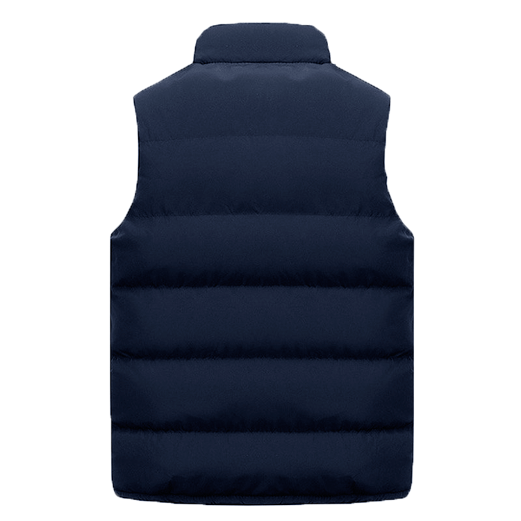 Veste sans manches homme – Fermeture zippée et coupe ample