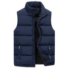 Veste sans manches homme – Fermeture zippée et coupe ample