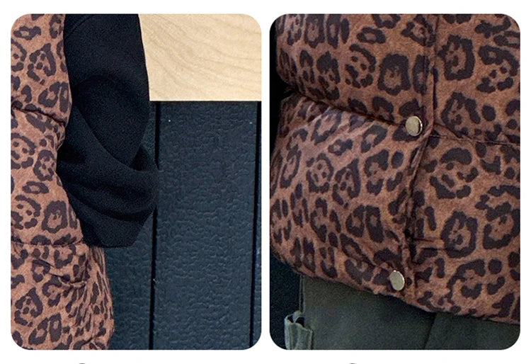 New Fashion Baby Boy Girl Leopard Print Sleeveless Vest Elegant Kids Children Winter Waistcoat Age 2 3 4 5 6 7 8 9 10 11 Years