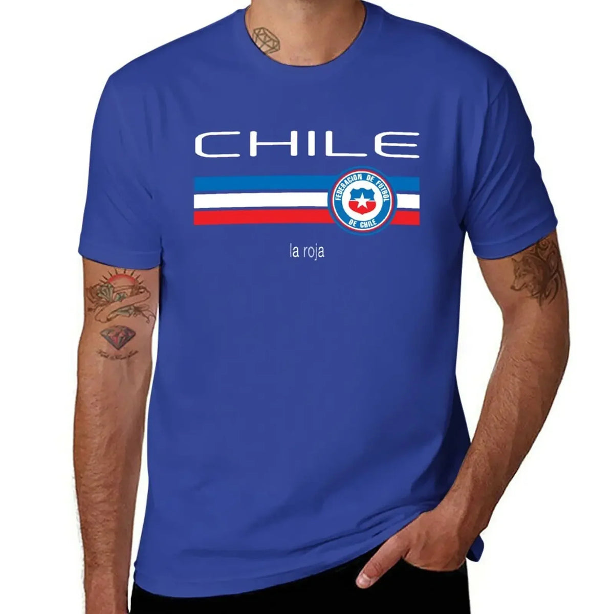 T-shirt Chili football homme – Imprimé vintage en coton