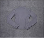 Veste zippée femme – Col montant et coupe ajustée
