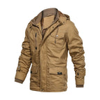 2025 New Men Velvet Cotton Jacket Autumn Winter Thickened Casual Coat Workwear Style Outdoor Warm Fleece Lined Mens Coat