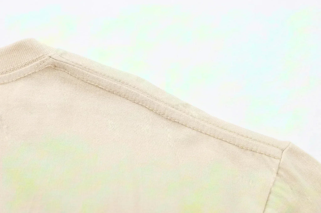 2026 Spring and summer American New Pure Cotton T-shirt with Round Neck, High-quality Luxury, Best-selling and Trendy Style