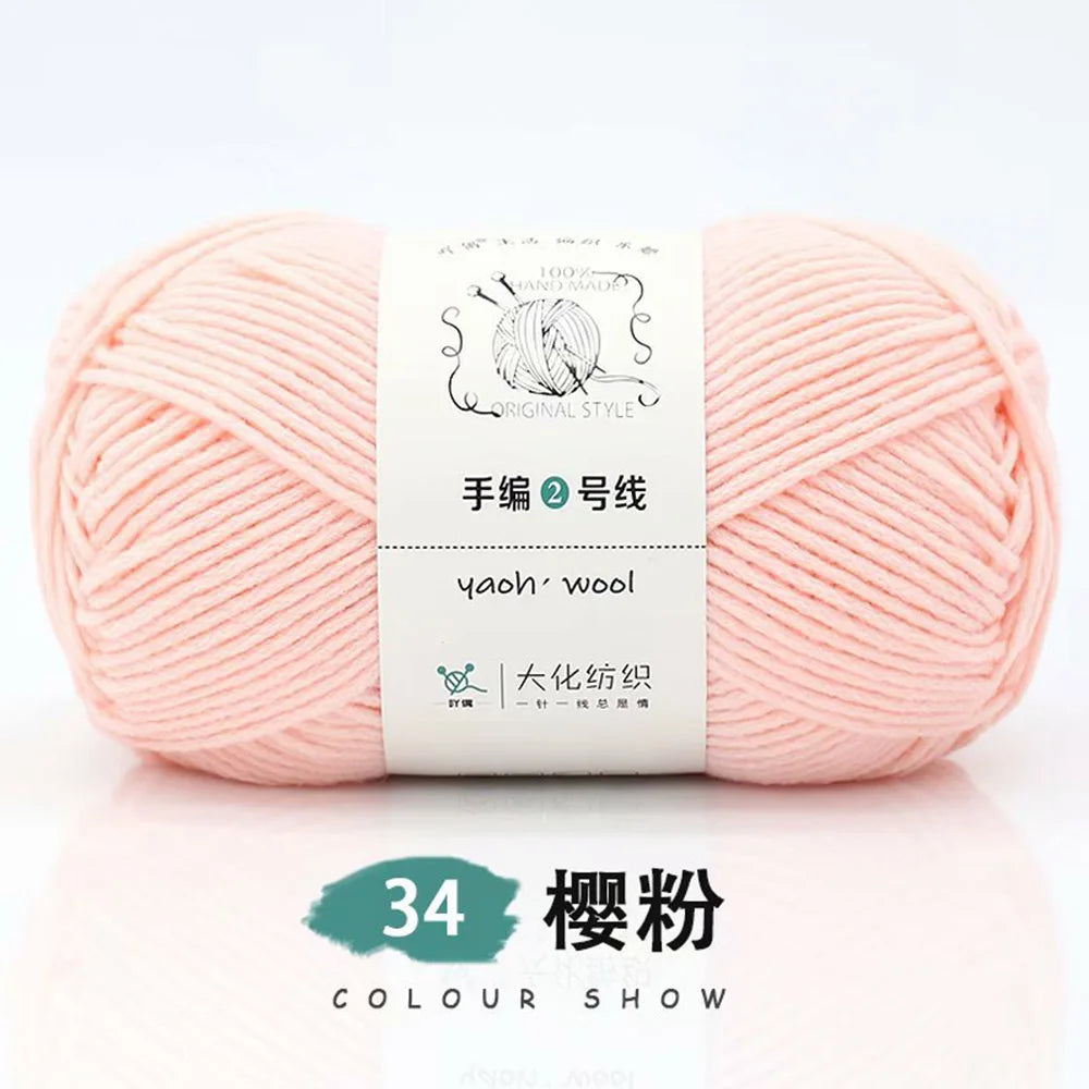 Pelote de laine soie et coton — Tricot, Crochet, Écharpe, Pull (100g)