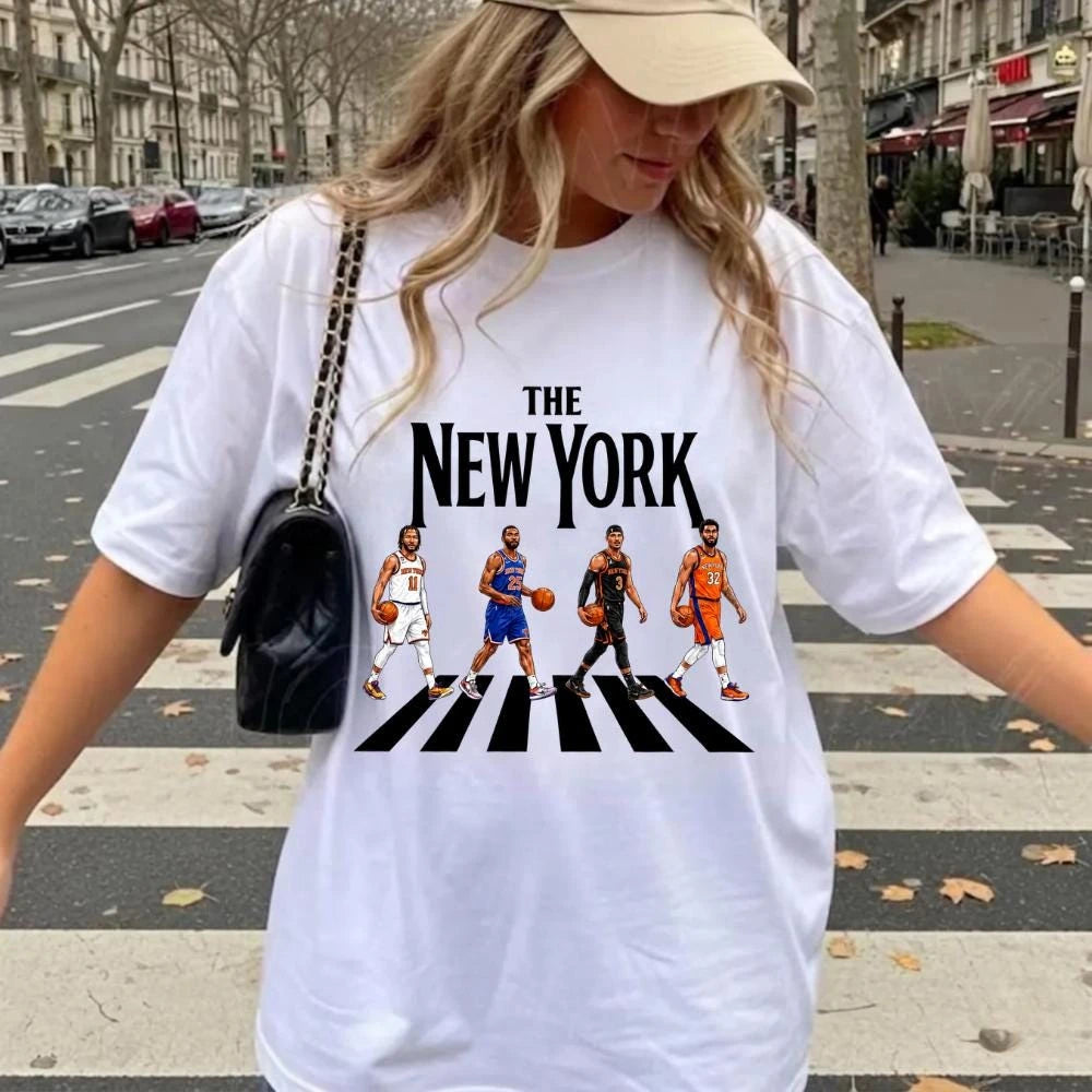 T-shirt New York Knicks homme – Basketball streetwear en coton