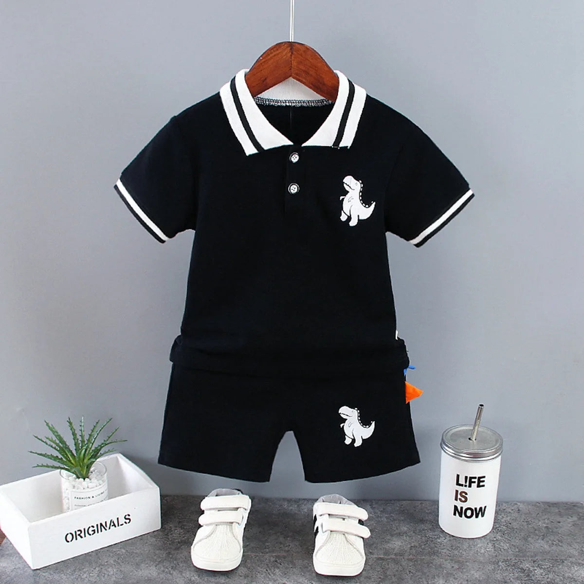 New Summer Baby Boys Clothes Children Cartoon T-Shirt Shorts 2Pcs/Set Kids Clothing Set Infant Casual Costume Toddler Tracksuits