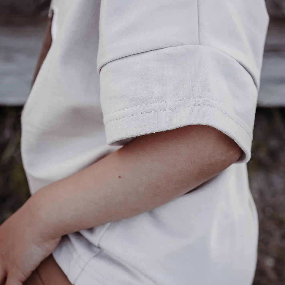 T-shirt bébé unisexe imprimé – Col rond et manches courtes