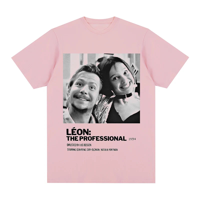 T-shirt Léon « The Professional » – Imprimé cinéma vintage