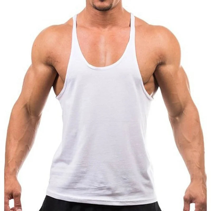 T-Shirt Sans Manches Homme – Gym Musculation Sport Été Polyester M-XXXL