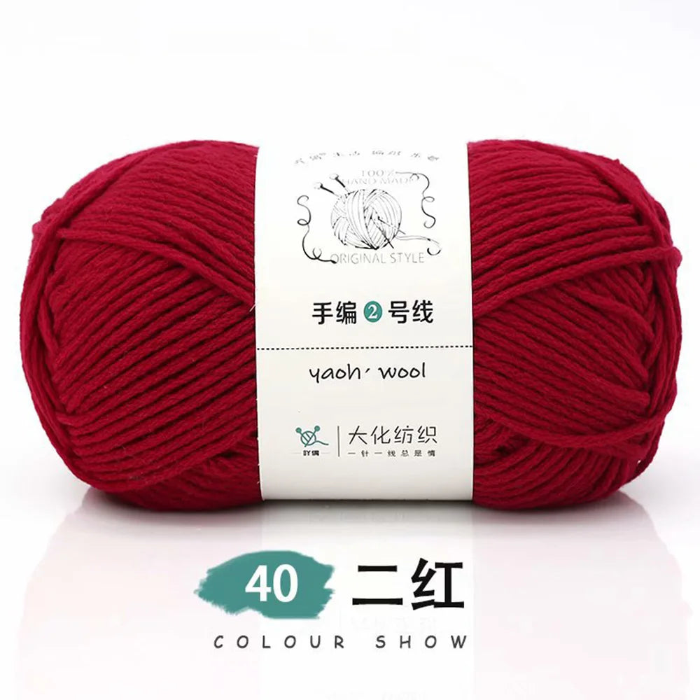Pelote de laine soie et coton — Tricot, Crochet, Écharpe, Pull (100g)