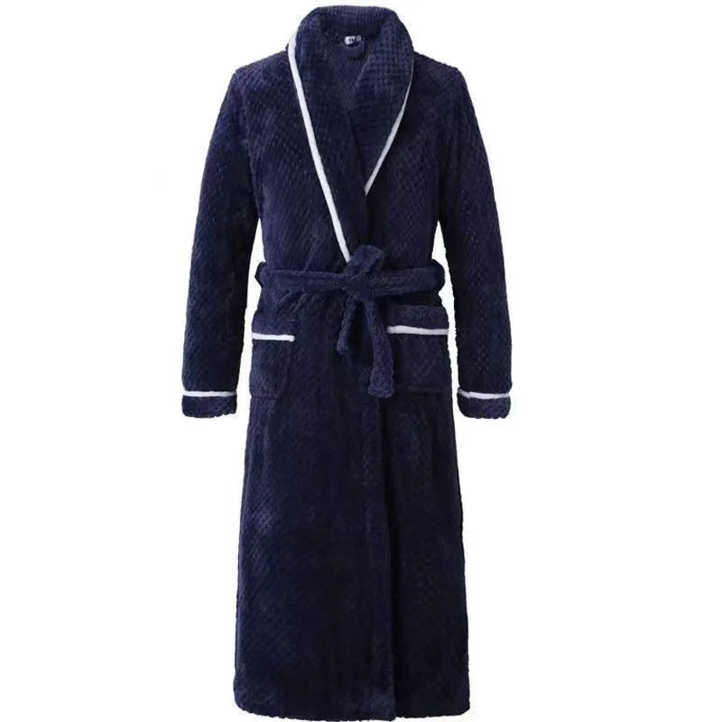 Robe de Chambre Flanelle Thermique Grande Taille