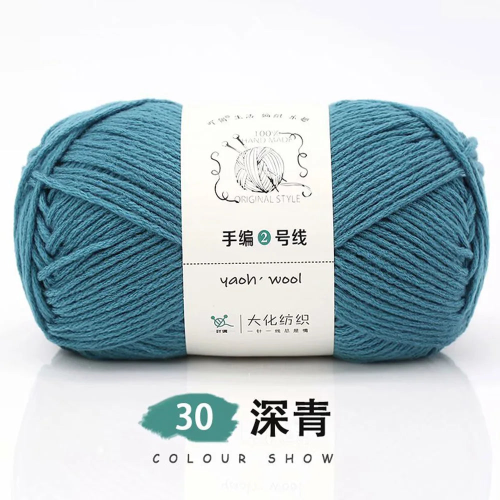 Pelote de laine soie et coton — Tricot, Crochet, Écharpe, Pull (100g)