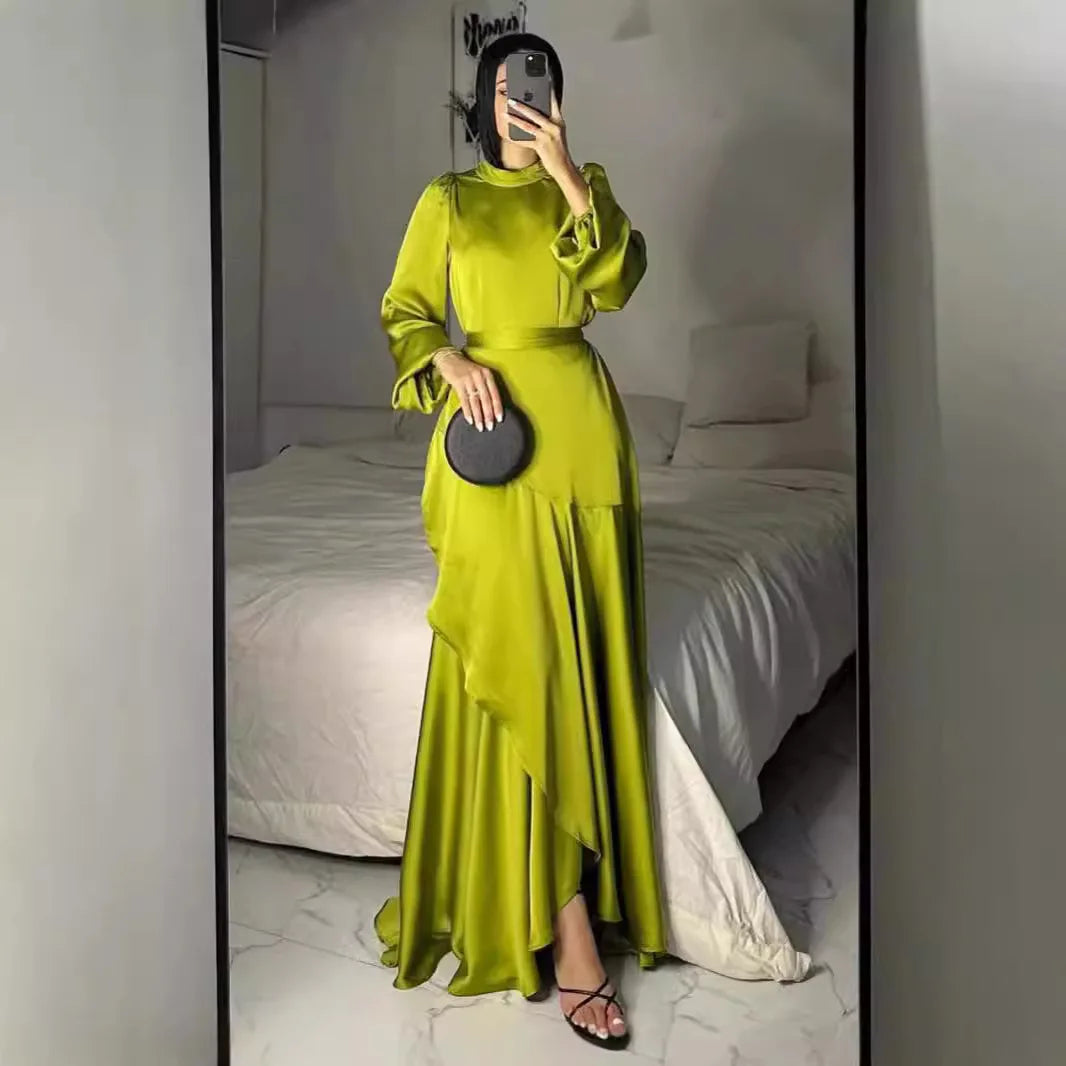 Robe longue femme type abaya – Coupe élégante