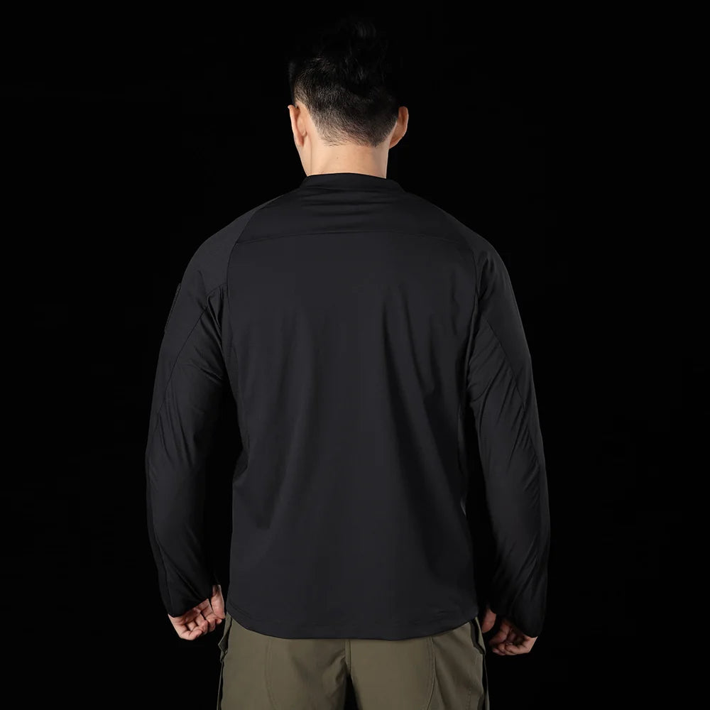 T-Shirt Manches Longues Anti-UV Homme UPF100+ – Sport Randonnée Emersongear