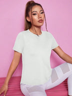 T-shirt de sport femme – Coupe ample et dos en mesh