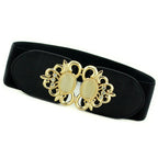 Fashion Women Retro Elastic Stretchy Dress Narrow Waist Belts Dress