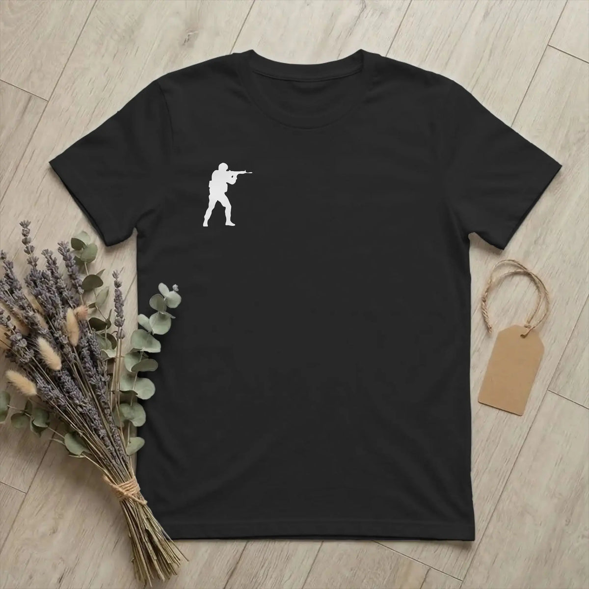 Men's T-Shirts Counters Shooting Striking Go Awesome Cotton Tee Shirt Short Sleeve Game Silhouette T Shirts O Neck Clothes Gift