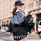Veste en jean femme mi-longue – Coupe ample