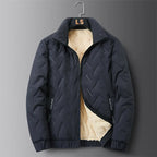 Parka homme à col montant – Coupe ample et fermeture éclair