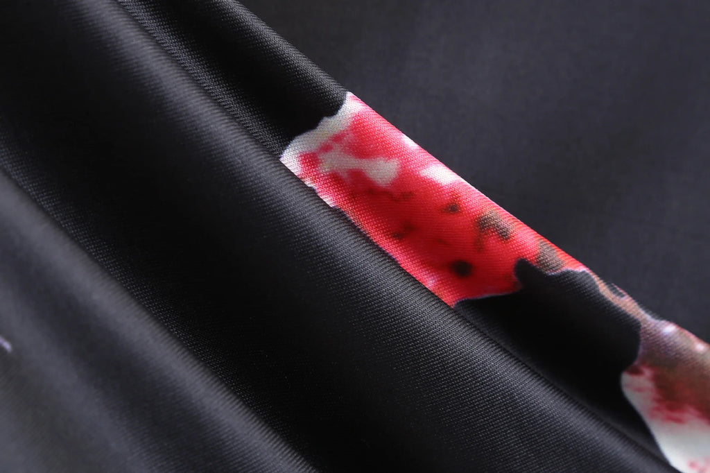 Dresses For Women Summer Style 2025 New Elegant Floral Printing Splicing Sexy Dresses Casual Office Lady Vestido Female Clothing