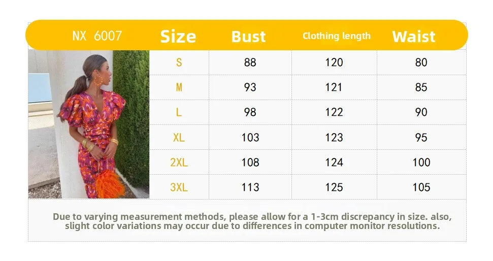 Elegant Women's Dresses Summer Print V-neck Tight Short Sleeved Women Retro Vestidos De Fiestas Vacation Mujer Robe Femmes Party