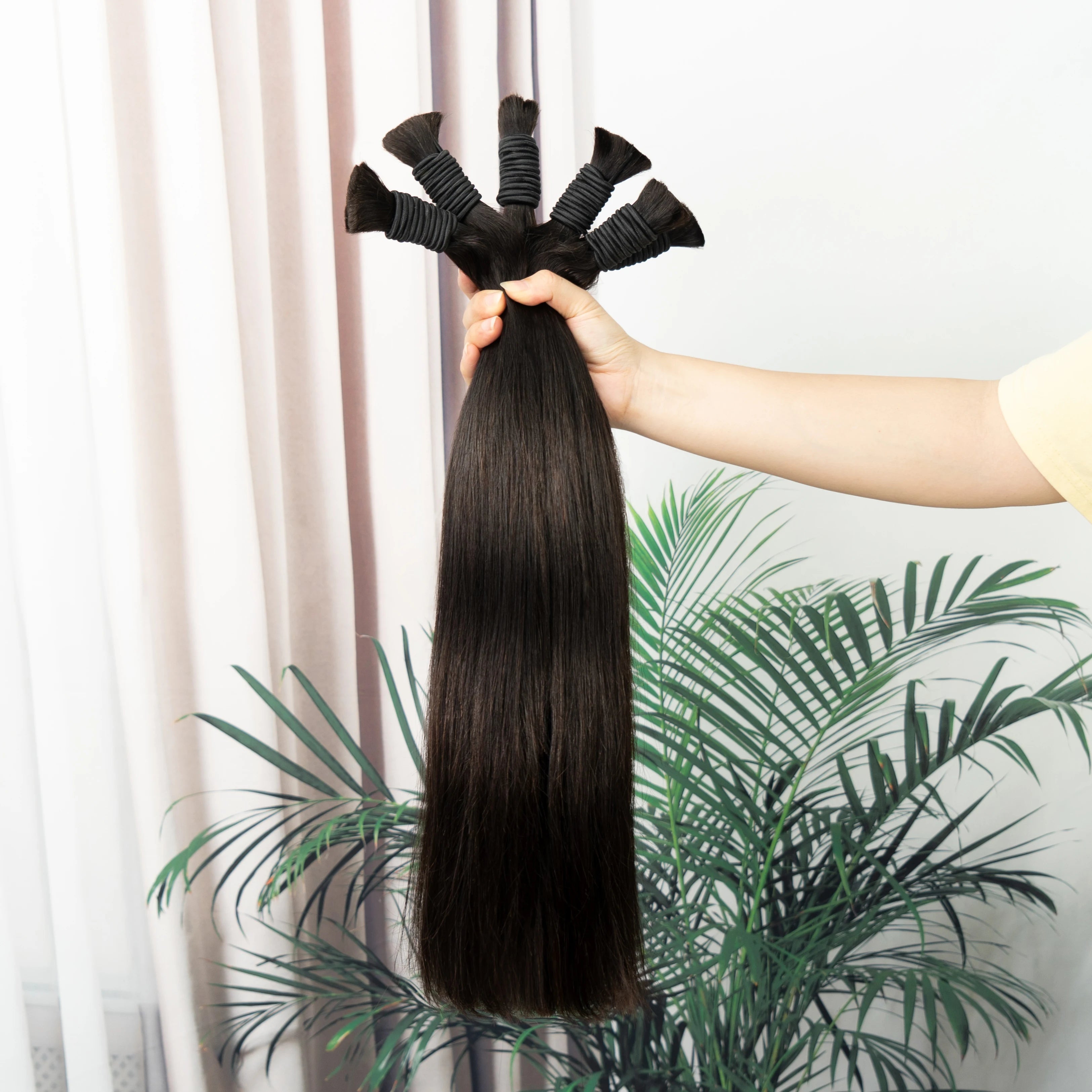 Wholesale Human Meches Bundles Human Hair 613 Straight Extensions Cheveux Natural Human Hair Bulk For Mega 18-30inches 100%
