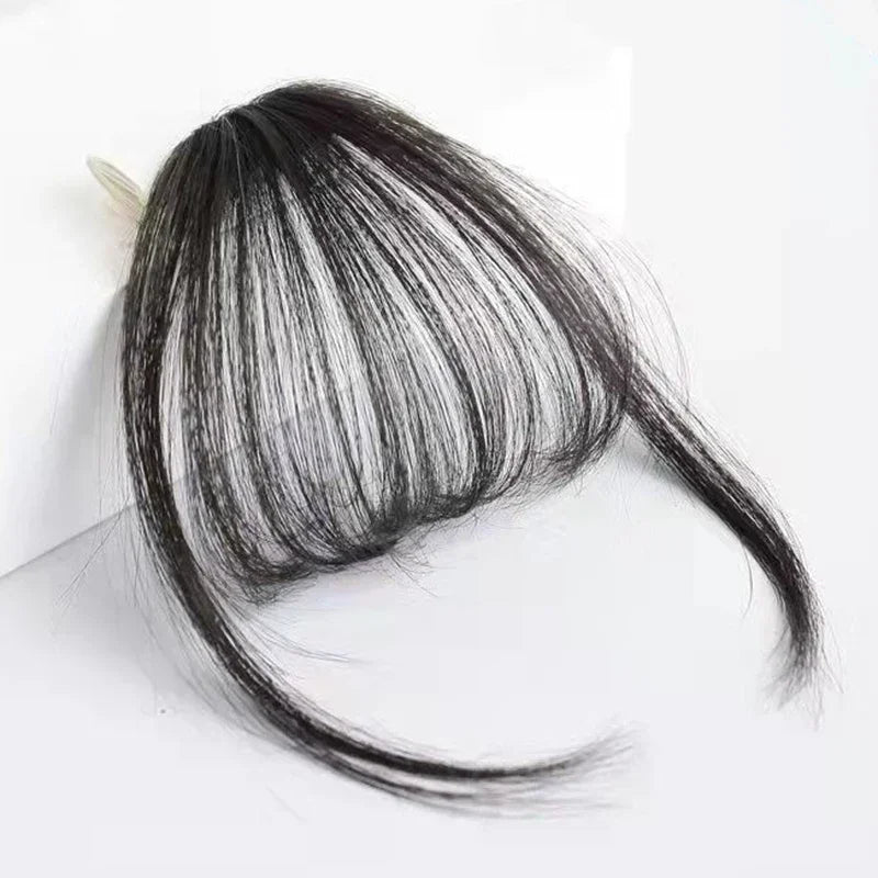 Fake Air Bangs Hair Clip-In Extension Synthetic Hair Fake Fringe Natural False Hairpiece Women Clip in Bangs Hair Styling Tools