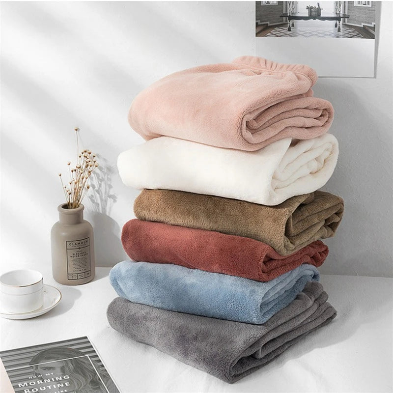 Winter Plush Pajama Pants for Women Soft Fleece Lined Thermal Lounge Wear Warm Elastic Waist Sleep Pants Cozy Home Clothing